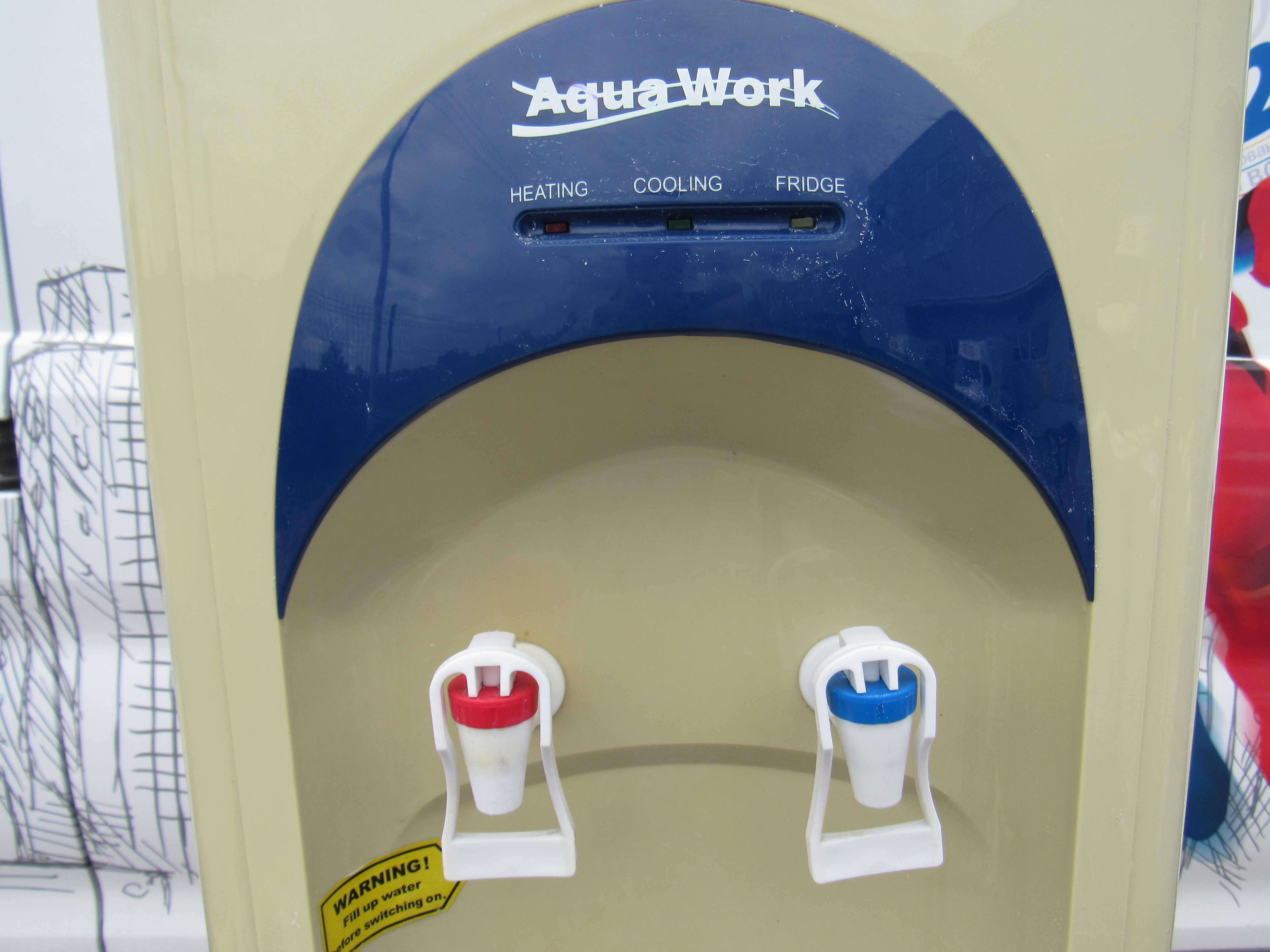 Vodorazdatchik Dispenser Aqua Work Ylr2 5 X 28l B B Belo Sinij Napolnyj S Holodilnoj Kameroj 20l 06162951 B U Pitevaya Voda 202